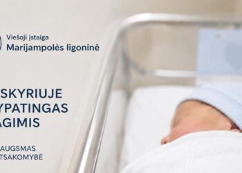 Marijampolės ligoninėje gimė įspūdingo dydžio kūdikis – net 5,1 kg svorio Evanas