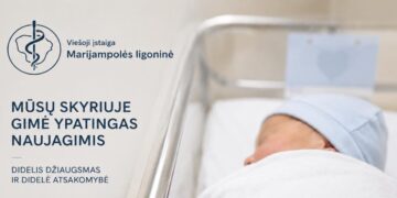 Marijampolės ligoninėje gimė įspūdingo dydžio kūdikis – net 5,1 kg svorio Evanas
