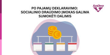 Socialinio draudimo įmokas galima sumokėti dalimis
