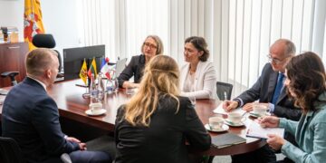 Marijampolėje viešėjo Prancūzijos ambasadorė