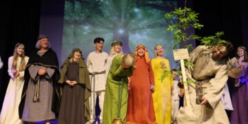 Liudvinave – prasminga teatro „Žalias sodas“ jubiliejaus šventė