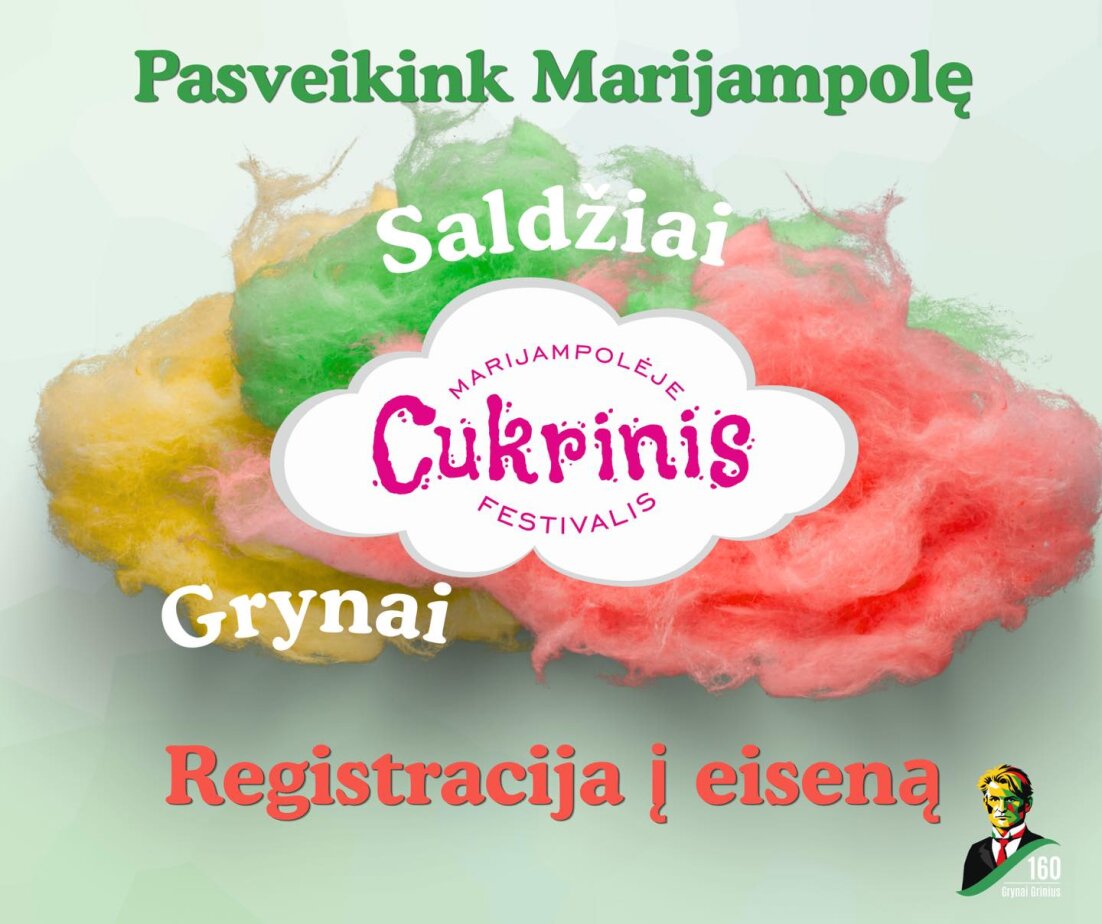 Marijampolė ruošiasi „Cukriniam festivaliui“: kviečia bendruomenes registruotis į šventinę eiseną