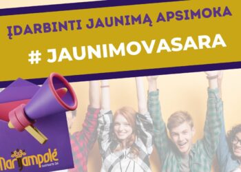 Sugrįžta „Jaunimo vasara“ – iniciatyva, kuri kasmet padeda jaunimui žengti pirmuosius žingsnius darbo rinkoje