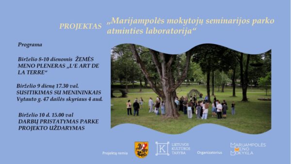„Marijampolės mokytojų seminarijos parko atminties laboratorija“