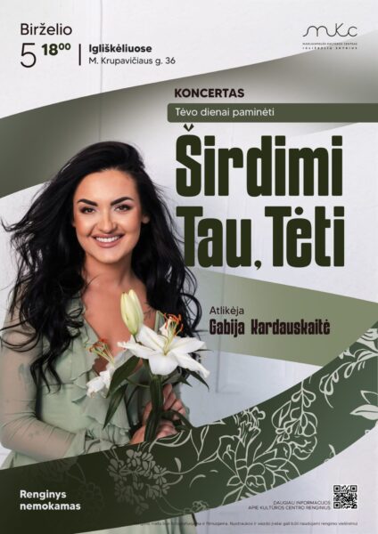 KONCERTAS TĖVO DIENAI PAMINĖTI „ŠIRDIMI TAU, TĖTI“ | IGLIŠKĖLIAI