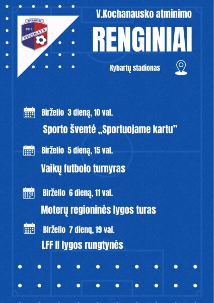 Vytauto Kochanausko atminimo renginiai Kybartuose