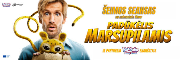 ŠEIMOS SEANSAS su filmu „Padūkėlis Marsupilamis“ ir „Bazooka“ skanėstais!