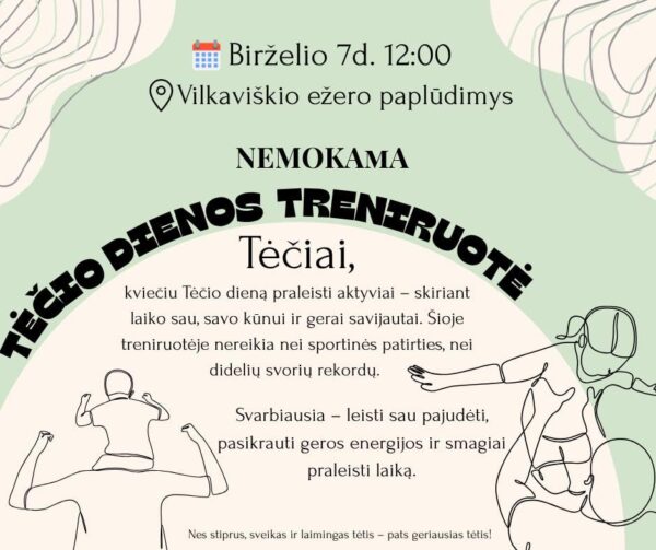 Nemokama Tėčio dienos treniruotė
