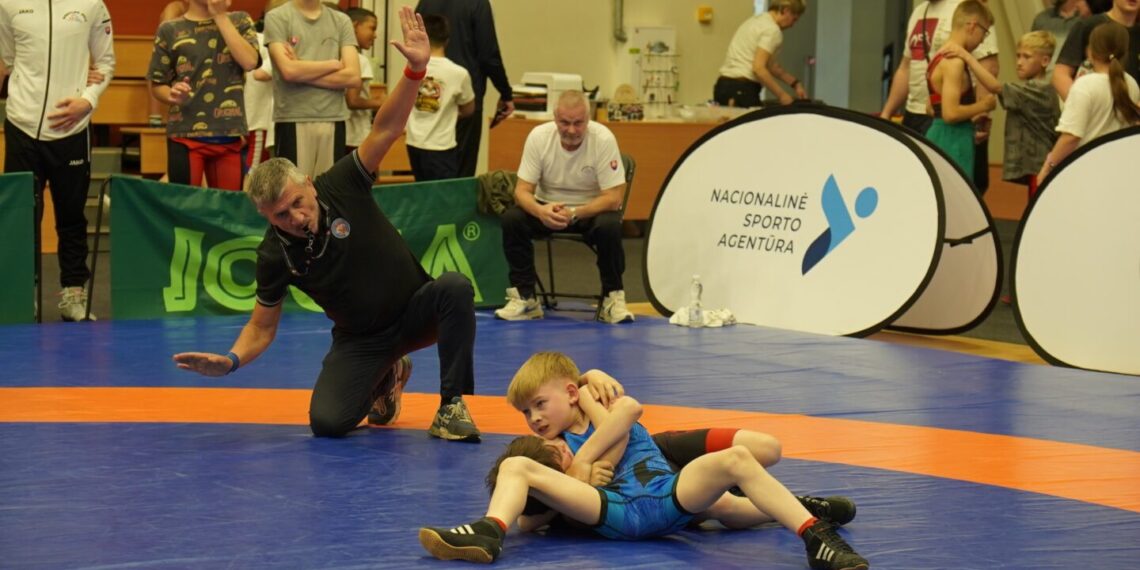 Vilkaviškio sporto centre vyko XV tarptautinis laisvųjų imtynių turnyras „Vilkaviškis Cup 2026“