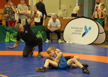 Vilkaviškio sporto centre vyko XV tarptautinis laisvųjų imtynių turnyras „Vilkaviškis Cup 2026“