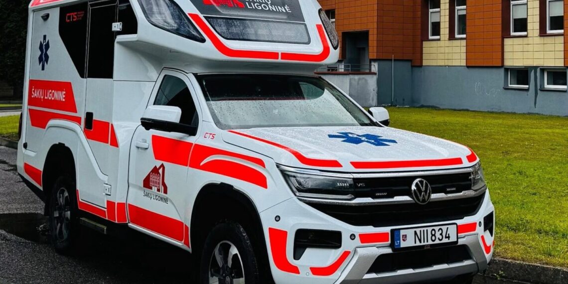 Naujas ir inovatyvus automobilis pacientų pervežimui / Šakių ligoninės nuotr.