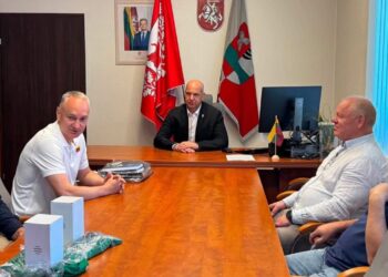 Šakiuose lankėsi Lietuvos krepšinio bendruomenės atstovai