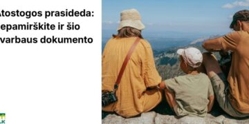 Ligonių kasa primena: planuojantiems atostogas Europoje – vienas būtinas dokumentas lagamine