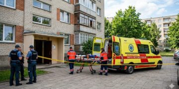 Incidentas Marijampolėje: iš buto į ligoninę pristatytas sužeistas vyras
