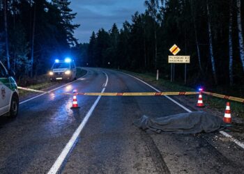 Vilkaviškio rajone – kraupus radinys: ant važiuojamosios kelio dalies aptikta negyva moteris