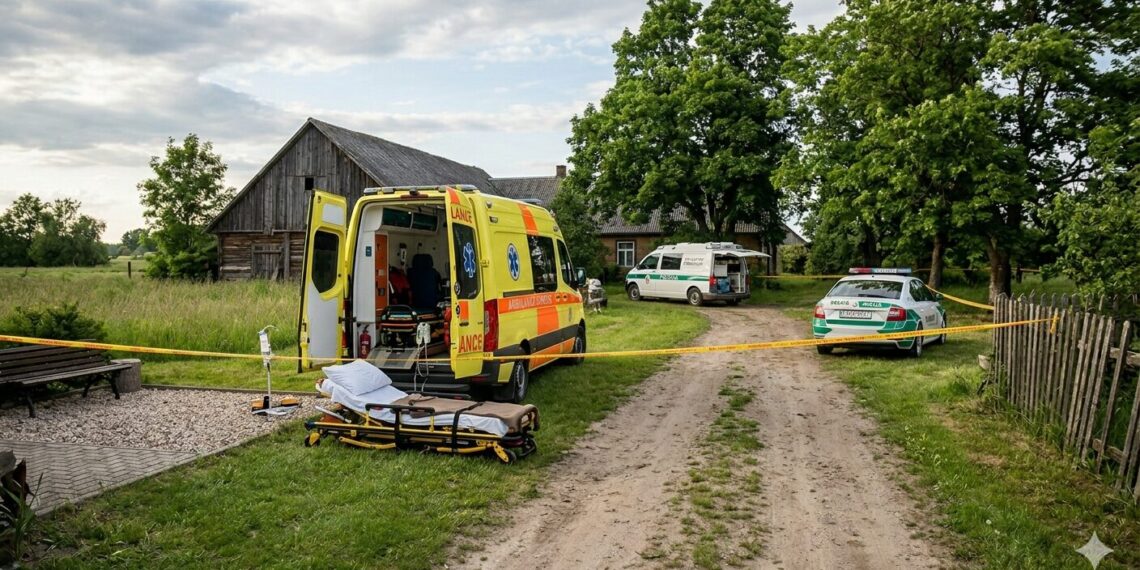 Išpuolis Smilgių kaime: rastas sunkiai sužalotas vyras, įtariamasis jau policijos rankose