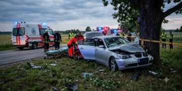 Kraupi avarija Akmenynų kaime
