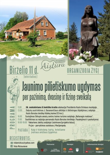 ŽYGIS „Jaunimo pilietiškumo ugdymas per pažinimą, dvasinę ir fizinę sveikatą”
