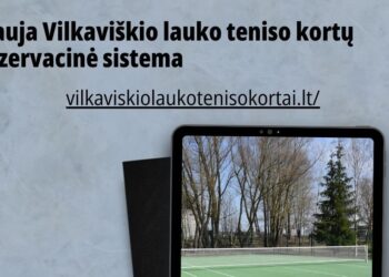 Pradėjo veikti nauja Vilkaviškio lauko teniso kortų rezervacinė sistema