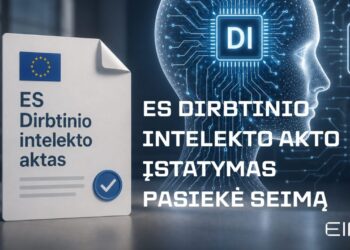 Lietuva žengia į Dirbtinio intelekto akto įgyvendinimo etapą – įstatymas pasiekė Seimą