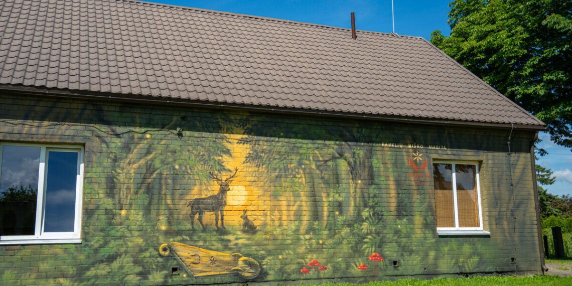 „Kanklių miško magija“ papuošė Balsupius | Marijampolės sav. nuotr.