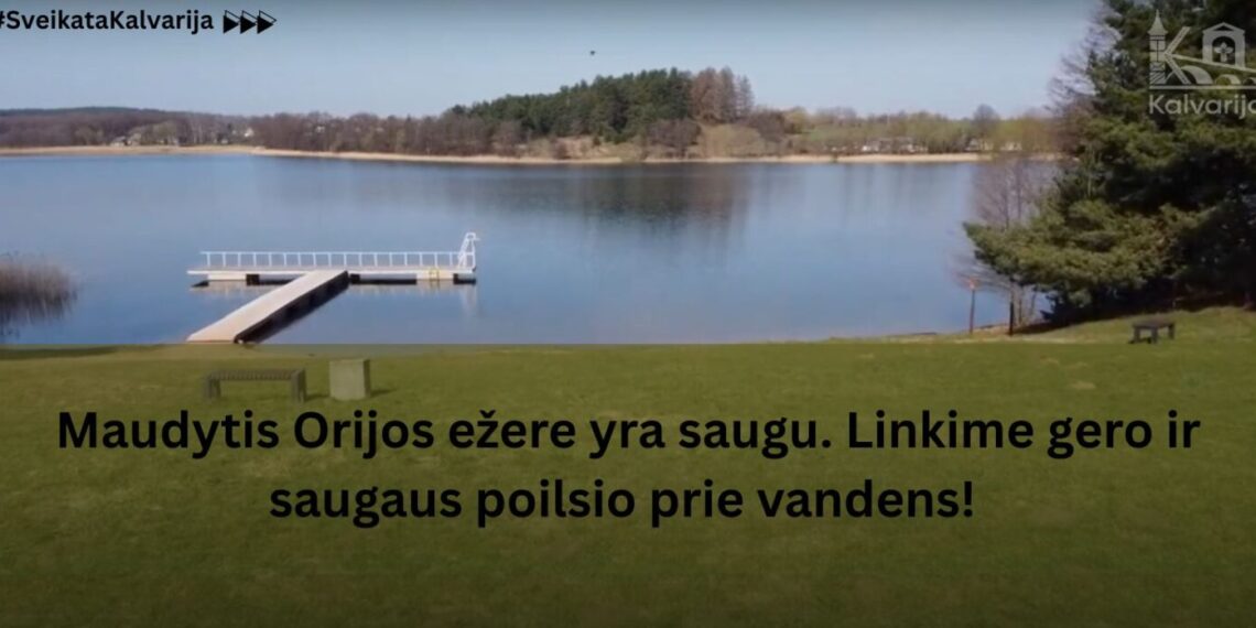 Tyrimų rezultatai džiugina: Orijos ežero vanduo atitinka visas higienos normas