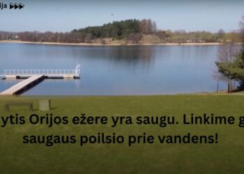 Tyrimų rezultatai džiugina: Orijos ežero vanduo atitinka visas higienos normas