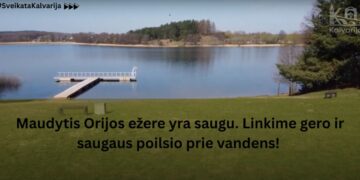 Tyrimų rezultatai džiugina: Orijos ežero vanduo atitinka visas higienos normas