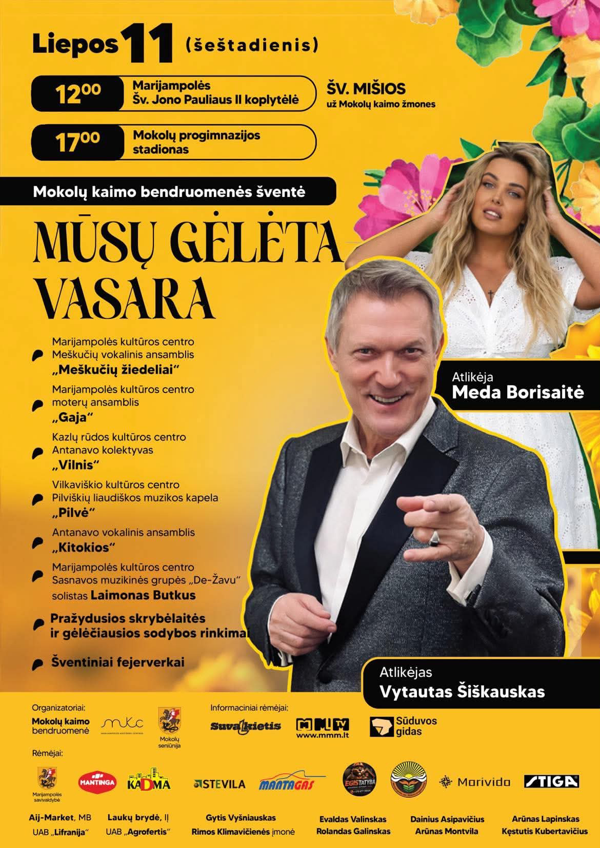 MOKOLŲ KAIMO BENDRUOMENĖS ŠVENTĖ „MŪSŲ GĖLĖTA VASARA“