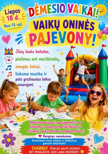 VAIKŲ ONINĖS PAJEVONY