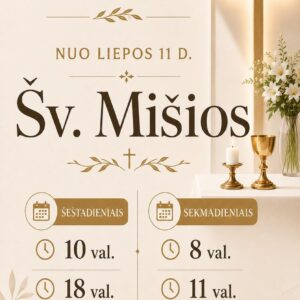 Šv. Mišios | Šakių kultūros centras