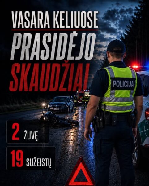 Vasara Marijampolės apskr. VPK teritorijos keliuose prasidėjo skaudžiai