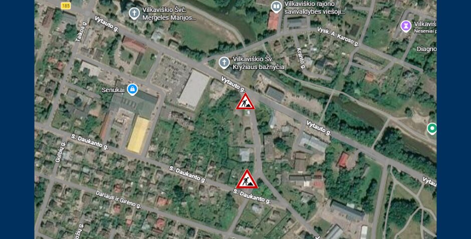 Vilkaviškio J. Basanavičiaus gatvėje bus ribojamas eismas