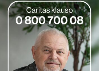 „Caritas klauso“ emocinės pagalbos linija / pranešimo autorių nuotr.