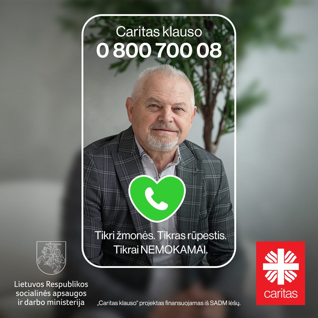 „Caritas klauso“ emocinės pagalbos linija