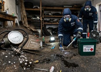 Šakių rajone – pavojingas incidentas: garaže išsiliejo gyvsidabris iš sudužusio matuoklio