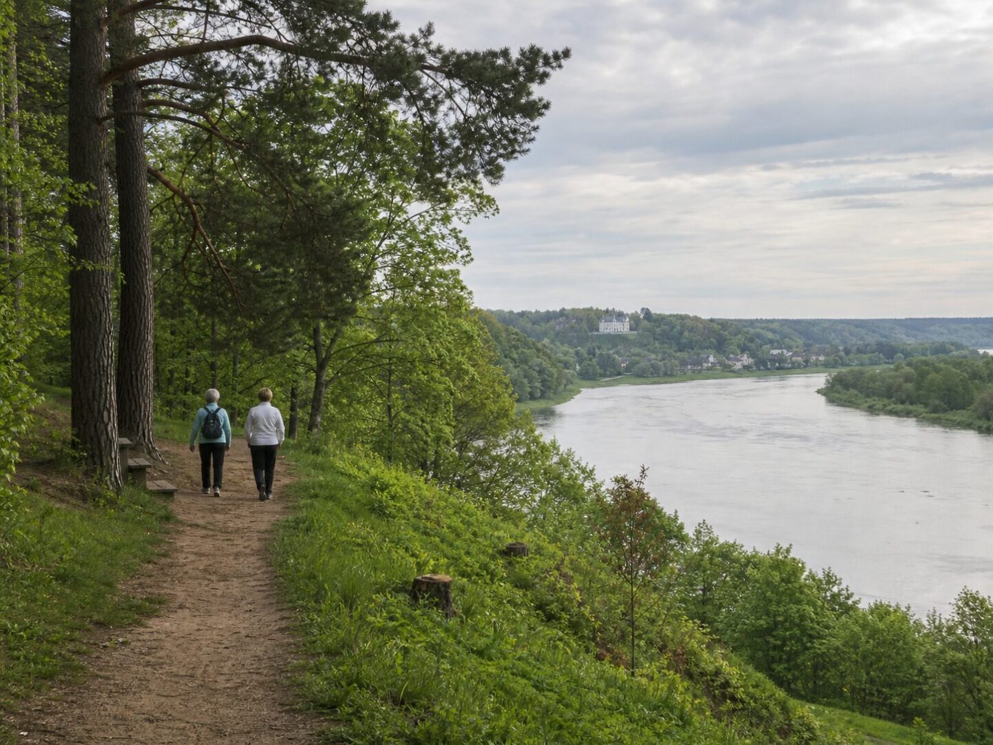 Pasivaikščiojimo takas palei Nemuną Šakių krašte